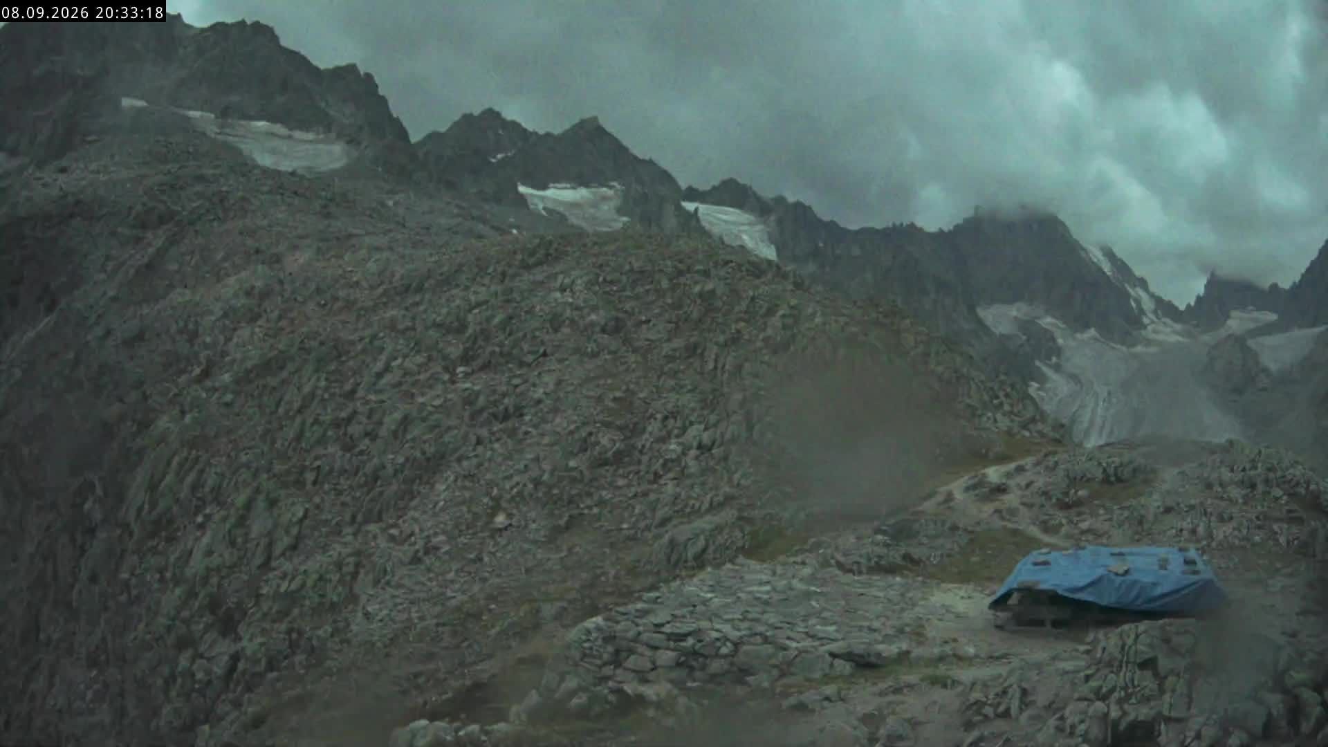 Saleinaz › Südwesten: Cabane de Saleinaz CAS - Aiguille d'Argentière - Col du Chardonnet