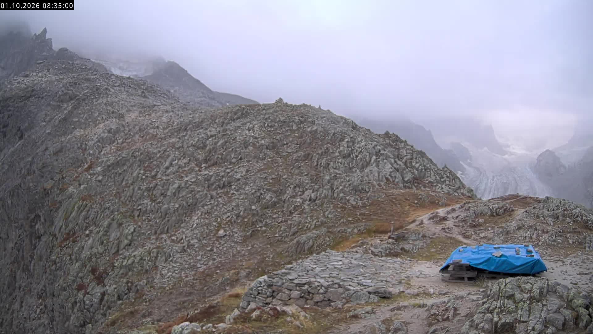 Saleinaz › Südwesten: Cabane de Saleinaz CAS - Aiguille d'Argentière - Col du Chardonnet