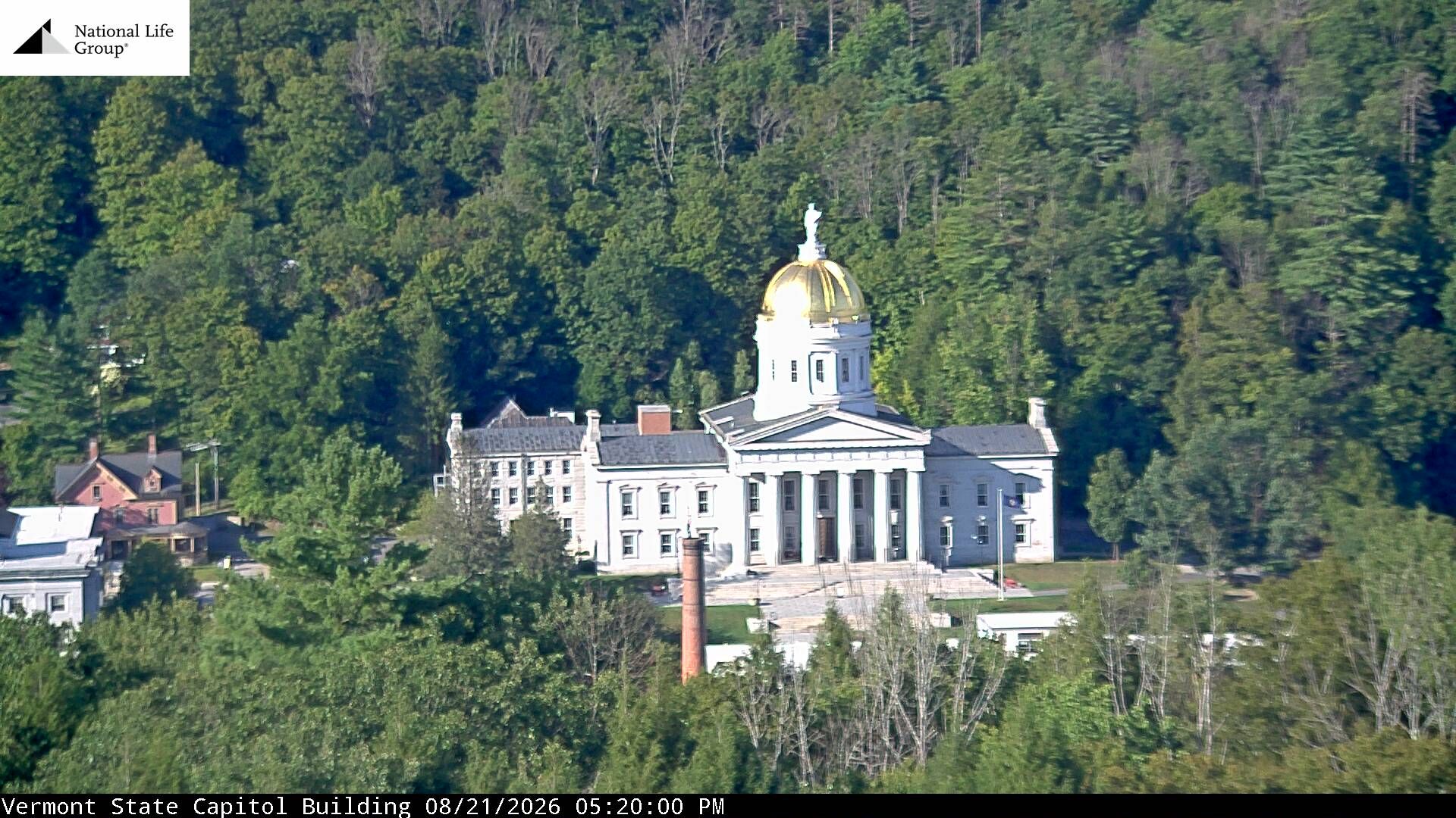 Traffic Cam Montpelier: State Capitol Building, One National Life Drive