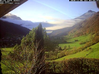 Au: Blick von Schwanden nach Süden (Richtung Tödi)