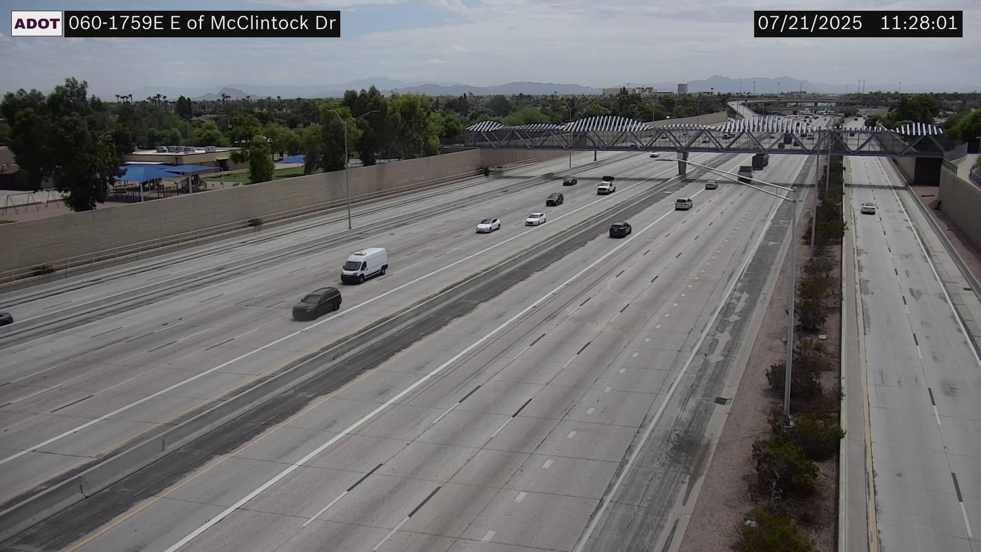 Traffic Cam Tempe: US 60 East of McClintock