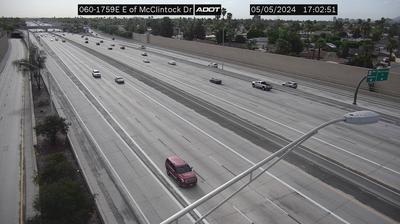 Current or last view from McClintock Manor: US 60 East of McClintock