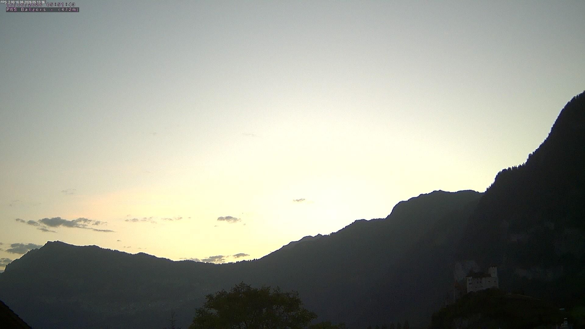 Balzers: Liechtenstein: Blickrichtung Nord