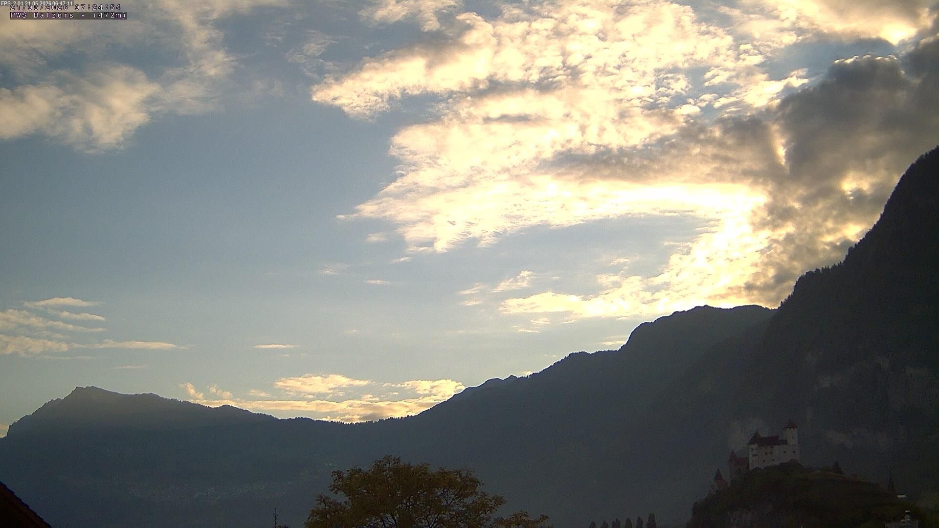 Balzers: Liechtenstein: Blickrichtung Nord