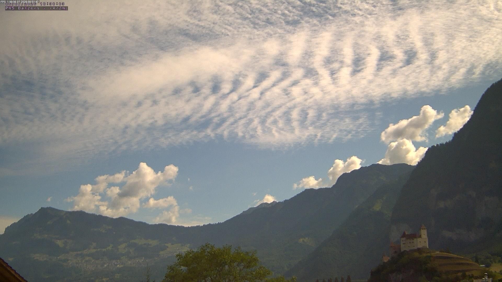 Balzers: Liechtenstein: Blickrichtung Nord