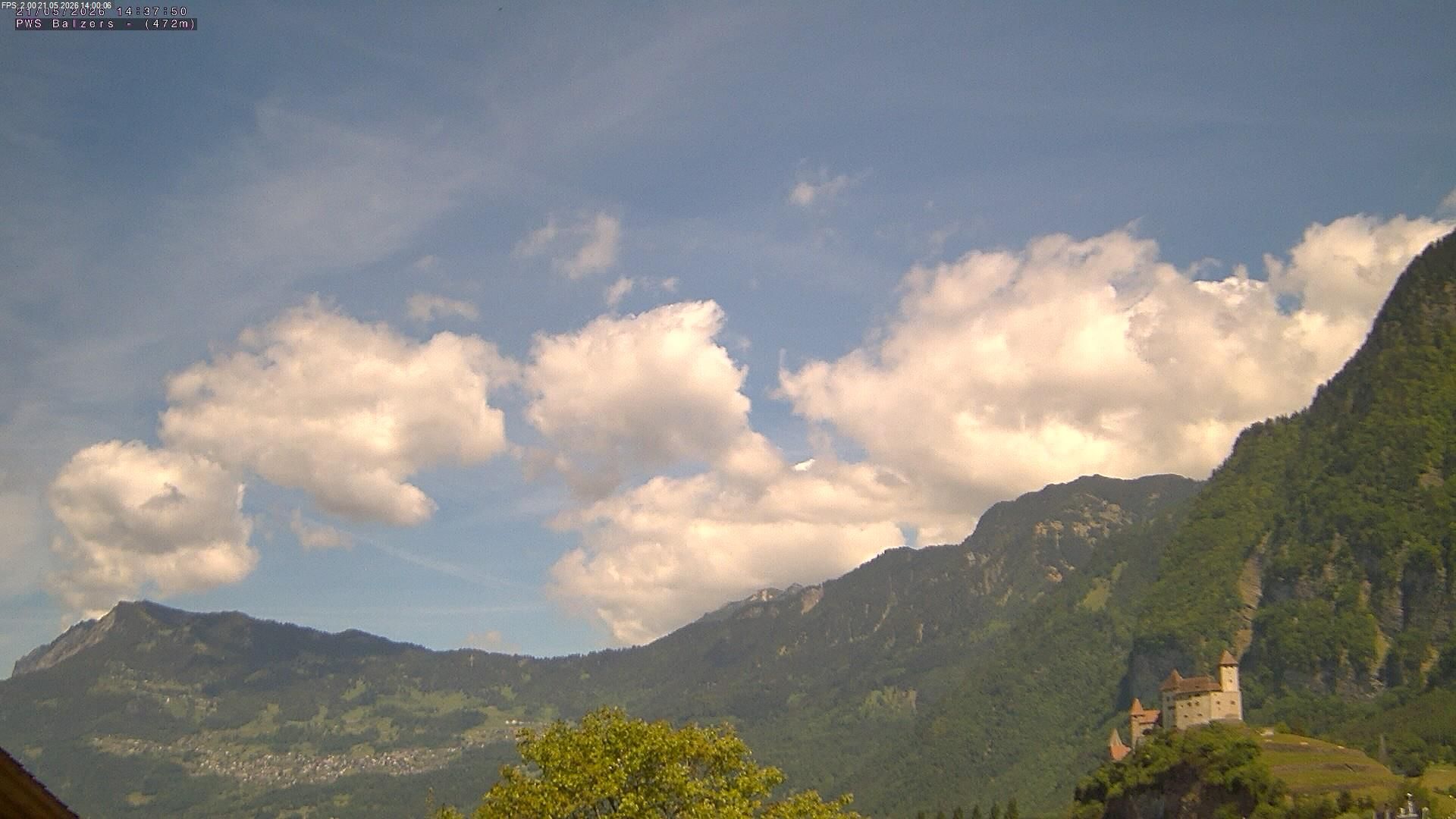 Balzers: Liechtenstein: Blickrichtung Nord