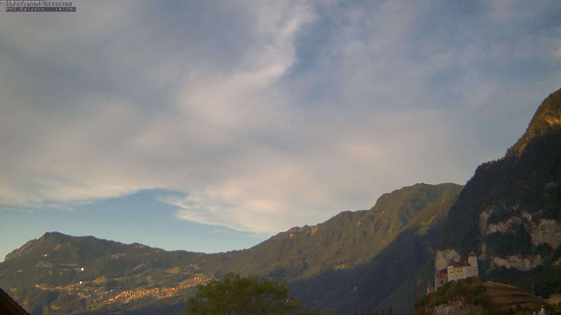 Balzers: Liechtenstein: Blickrichtung Nord