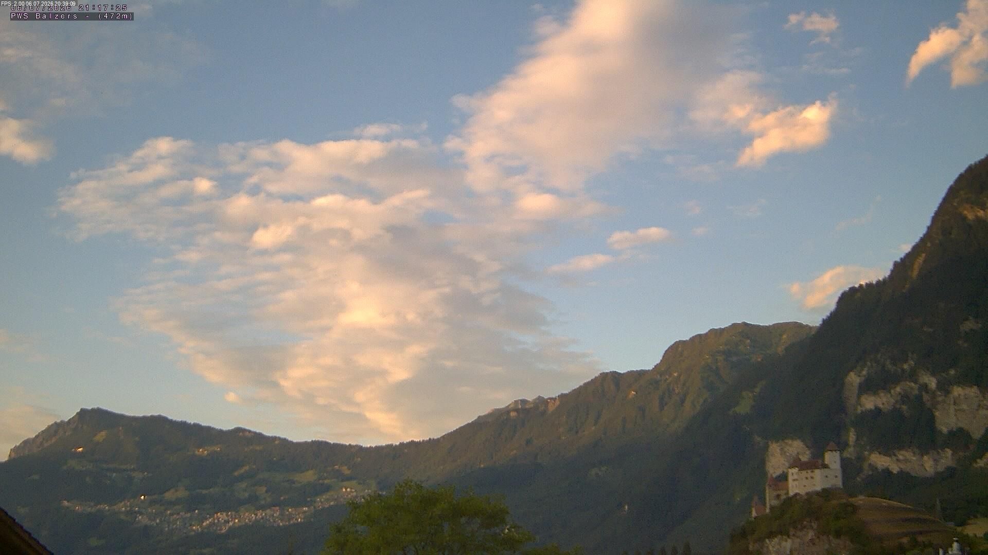 Balzers: Liechtenstein: Blickrichtung Nord