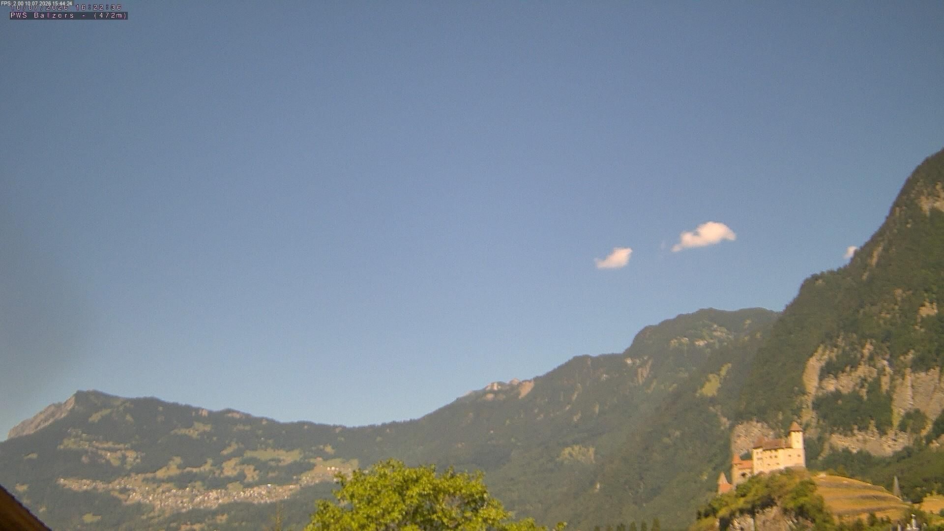 Balzers: Liechtenstein: Blickrichtung Nord
