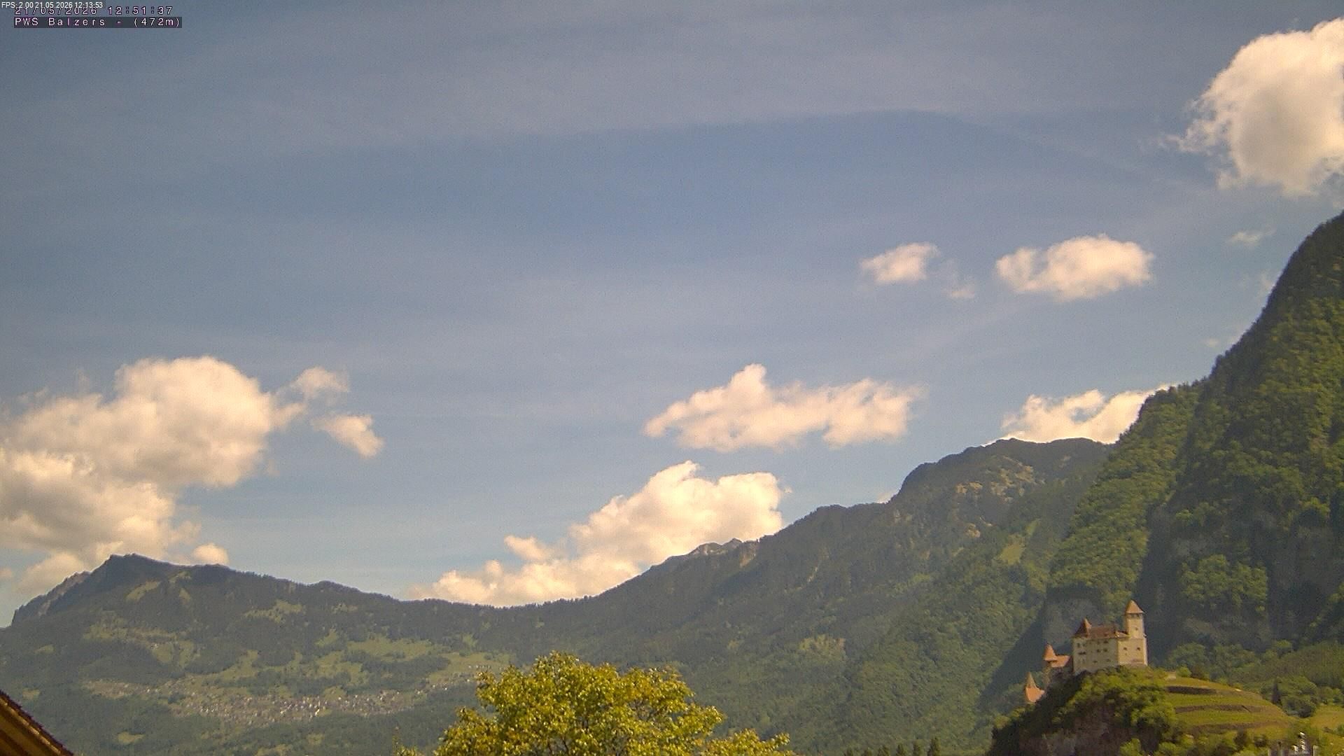 Balzers: Liechtenstein: Blickrichtung Nord