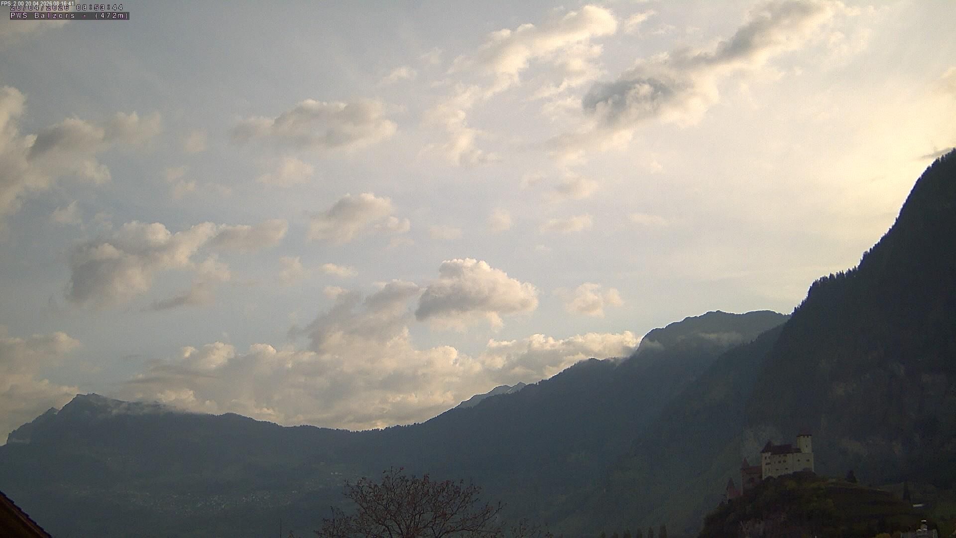 Balzers: Liechtenstein: Blickrichtung Nord