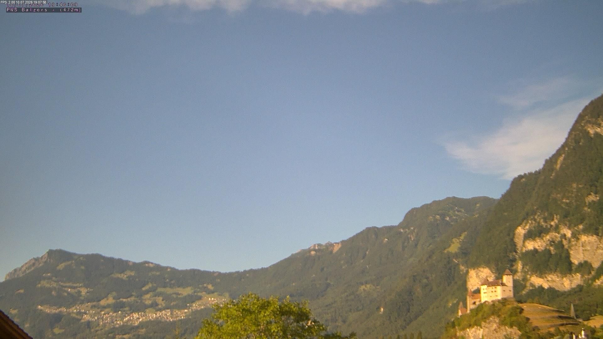 Balzers: Liechtenstein: Blickrichtung Nord