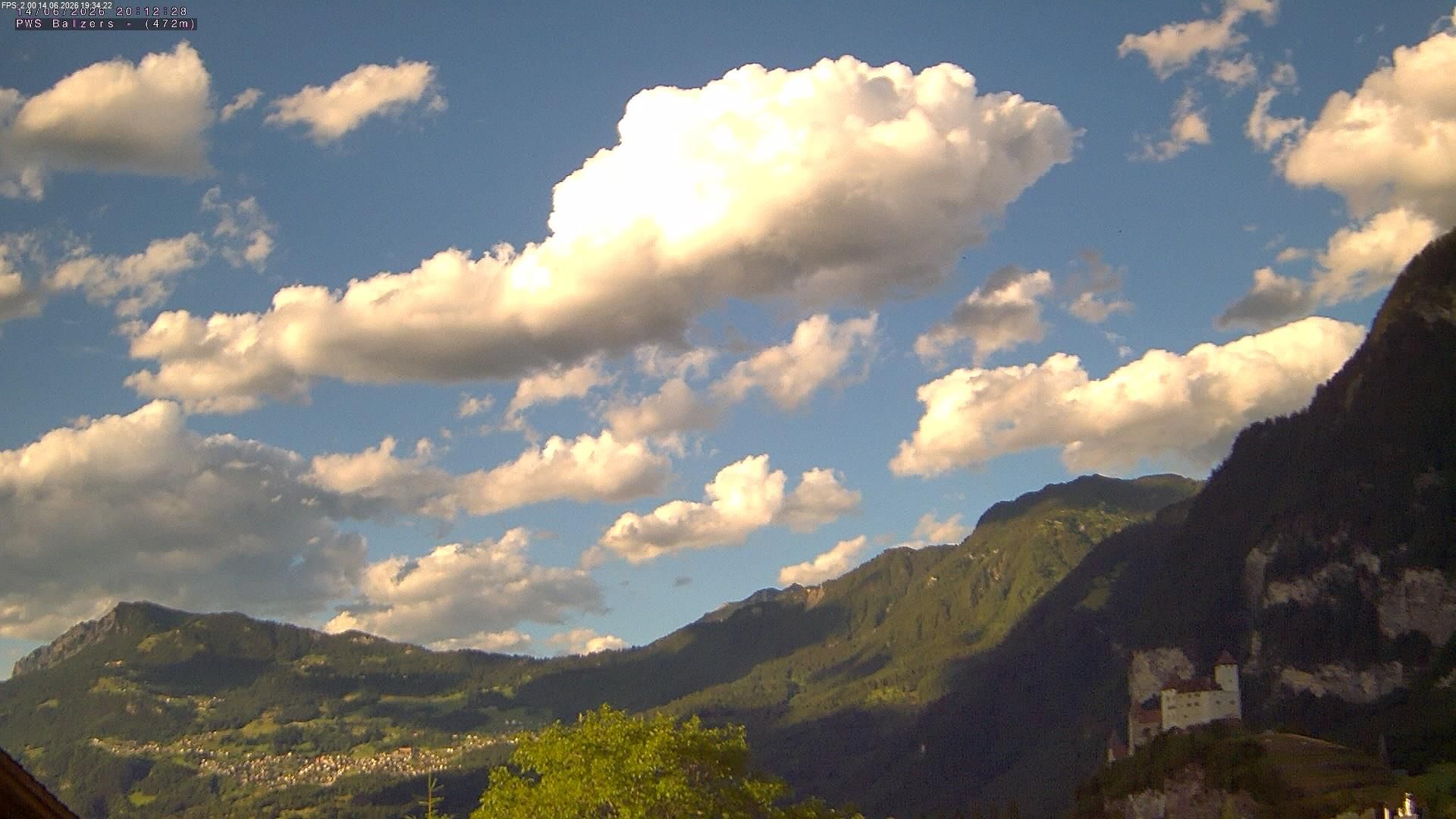 Balzers: Liechtenstein: Blickrichtung Nord