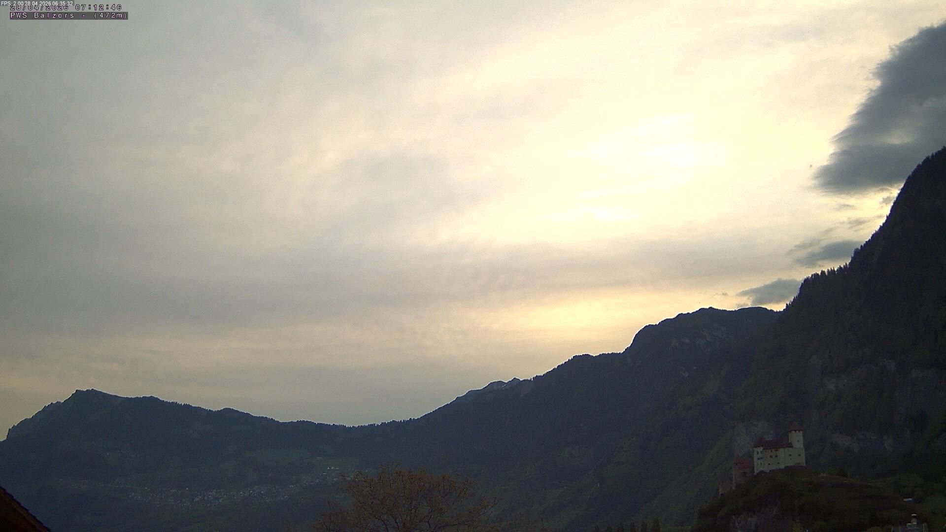 Balzers: Liechtenstein: Blickrichtung Nord