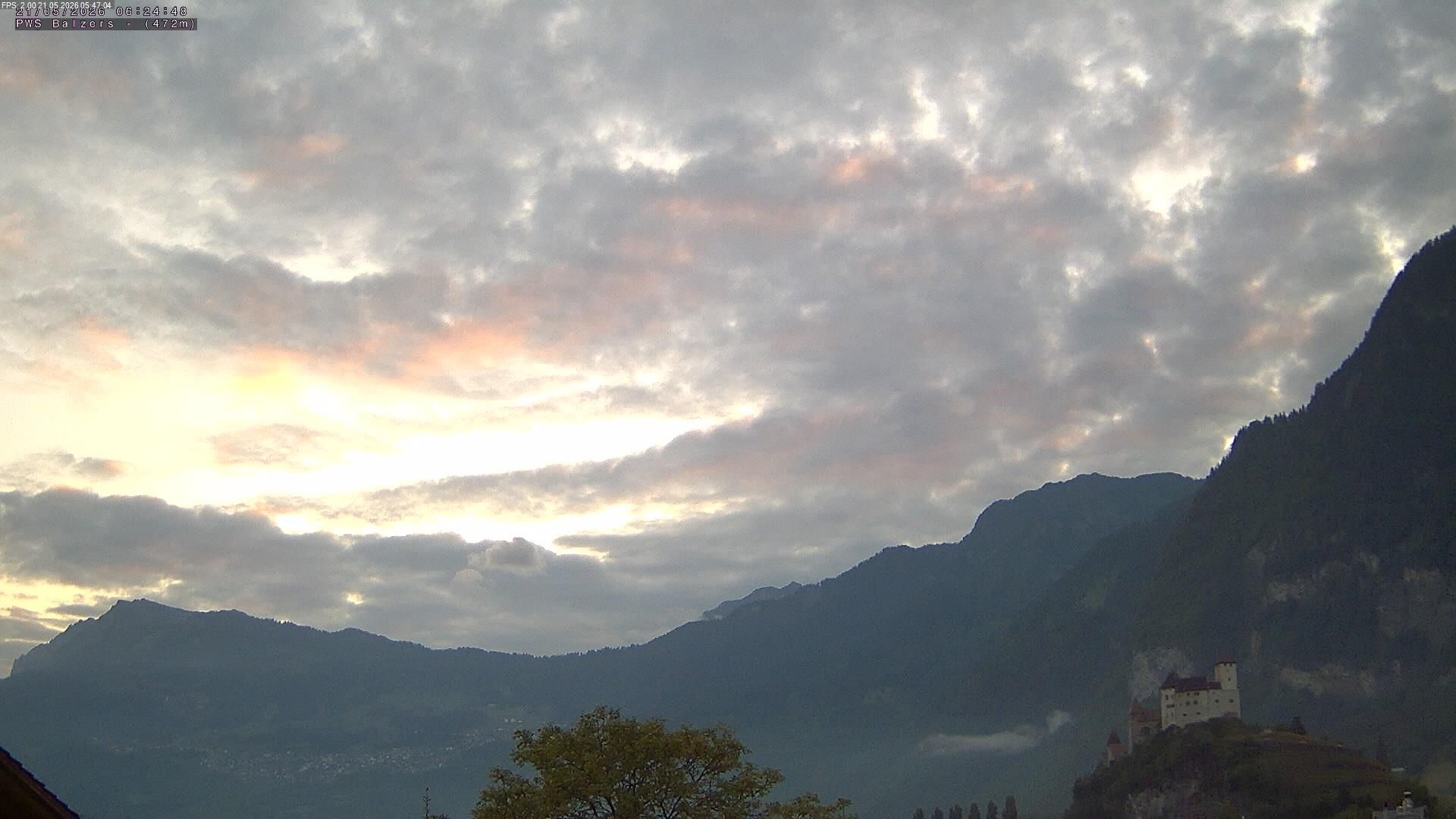 Balzers: Liechtenstein: Blickrichtung Nord