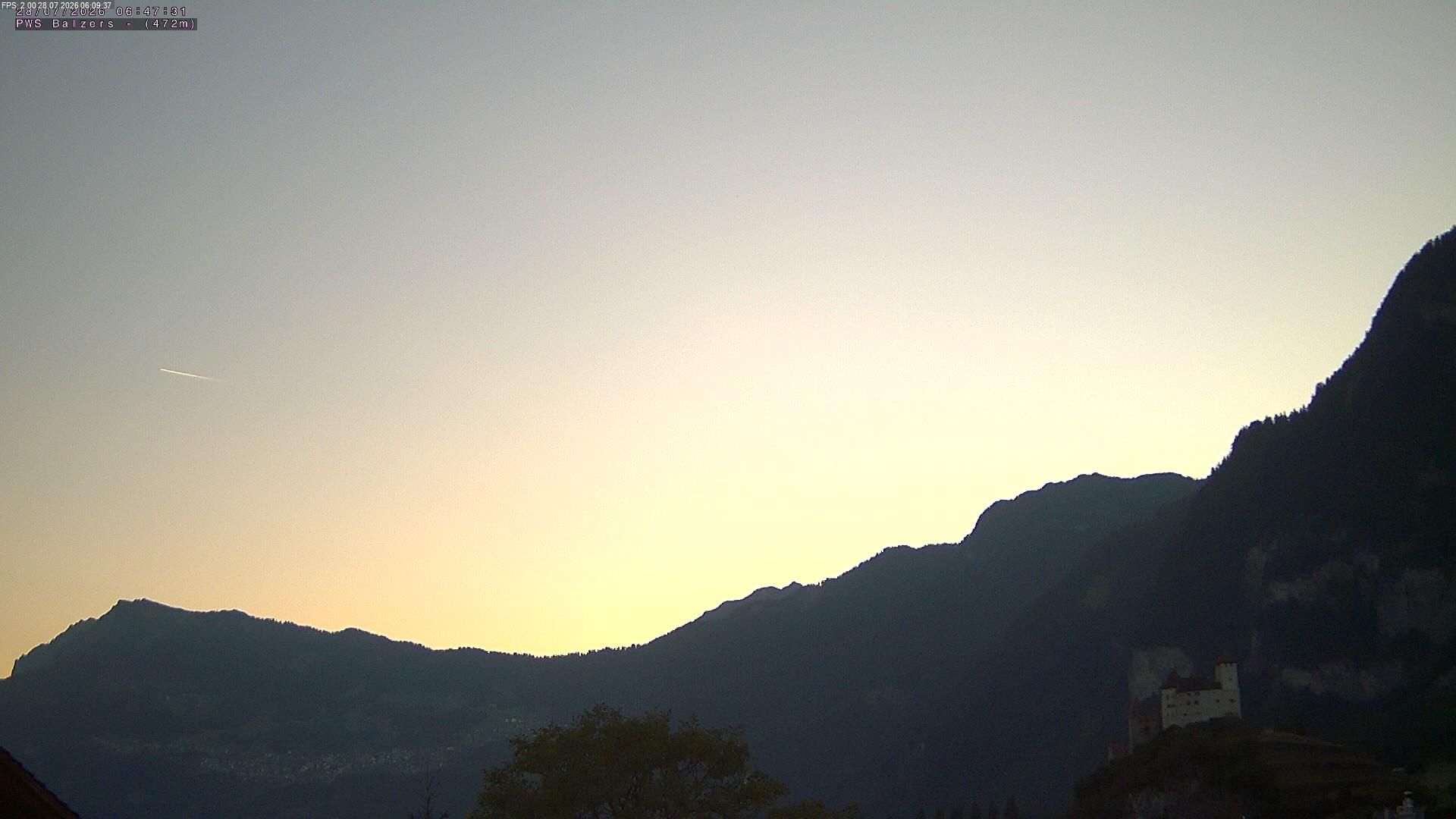 Balzers: Liechtenstein: Blickrichtung Nord