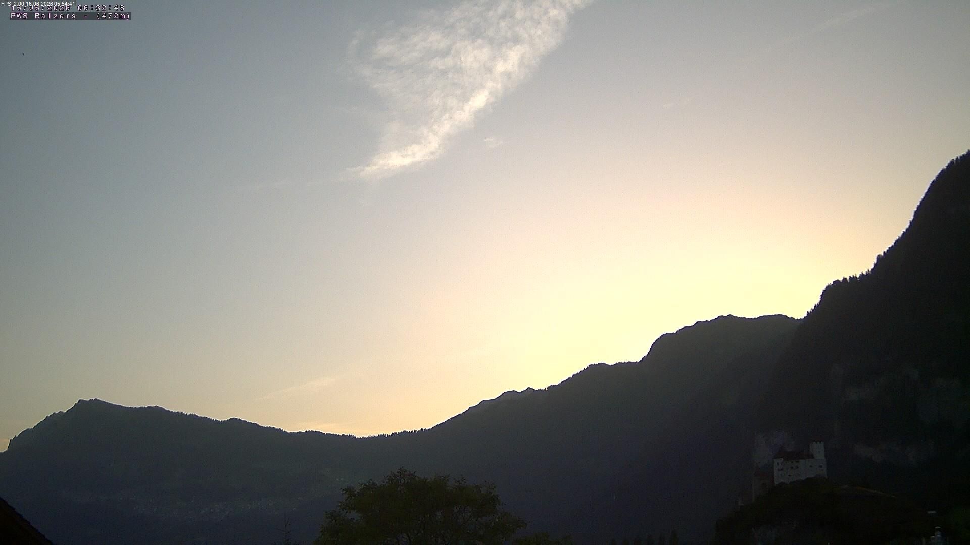 Balzers: Liechtenstein: Blickrichtung Nord