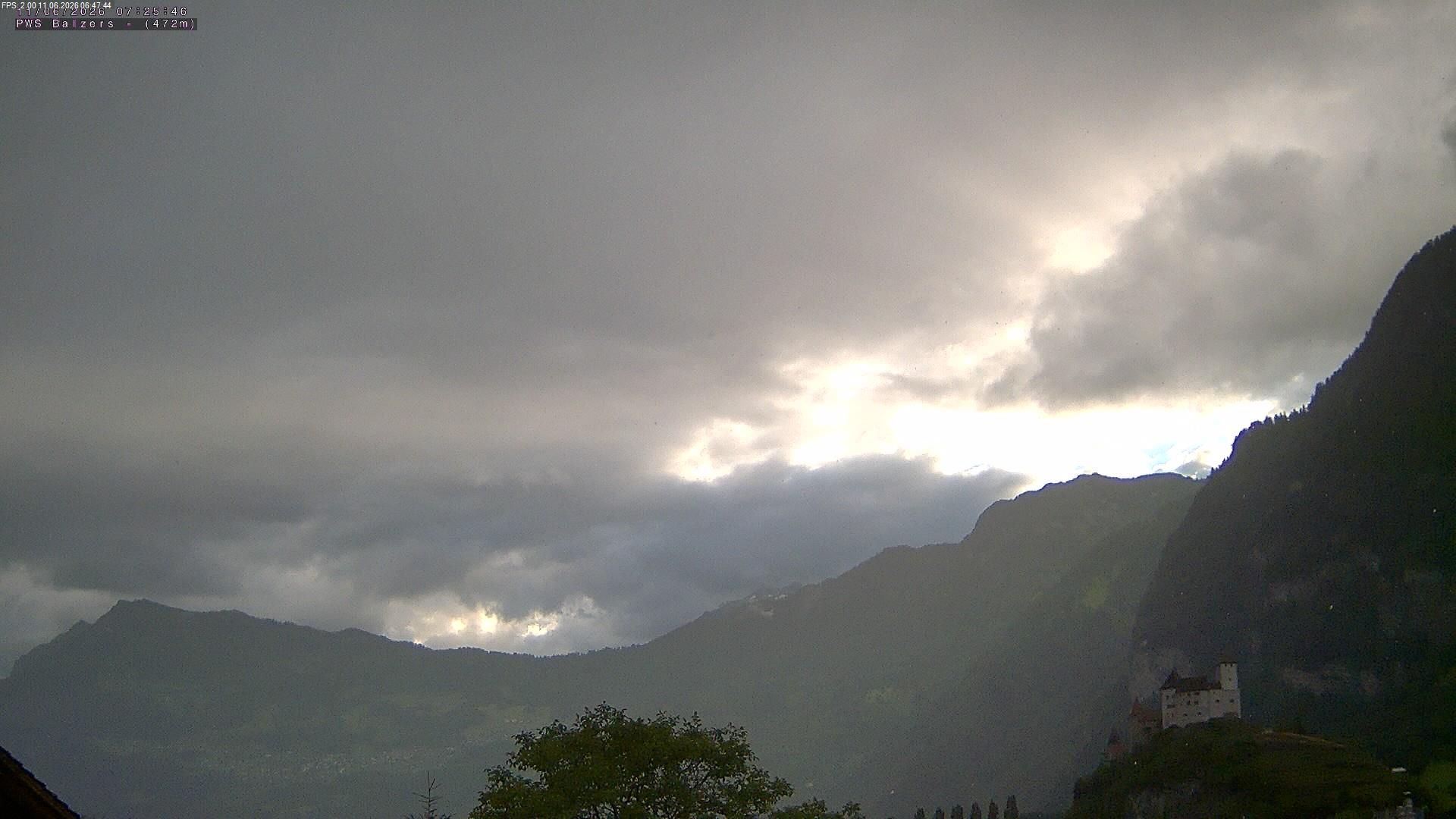 Balzers: Liechtenstein: Blickrichtung Nord