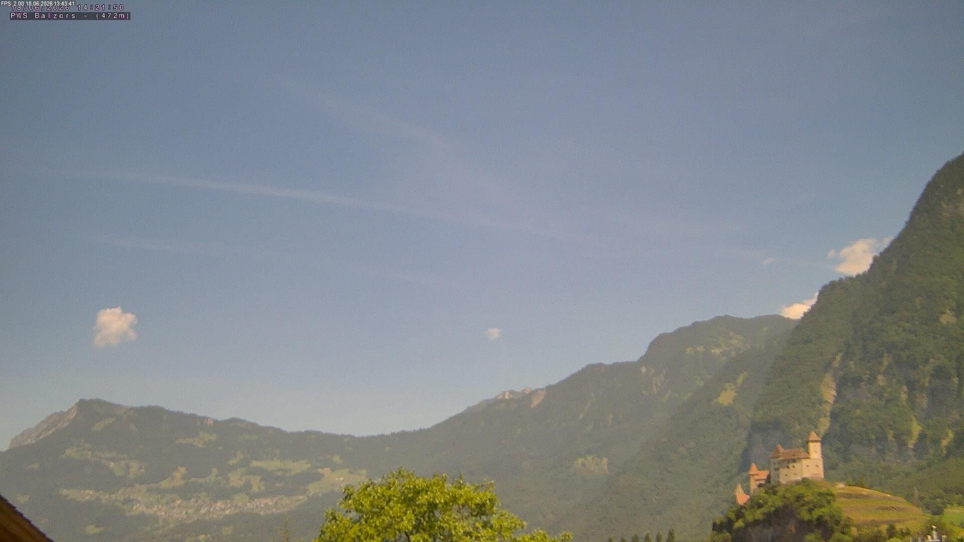 Balzers: Liechtenstein: Blickrichtung Nord
