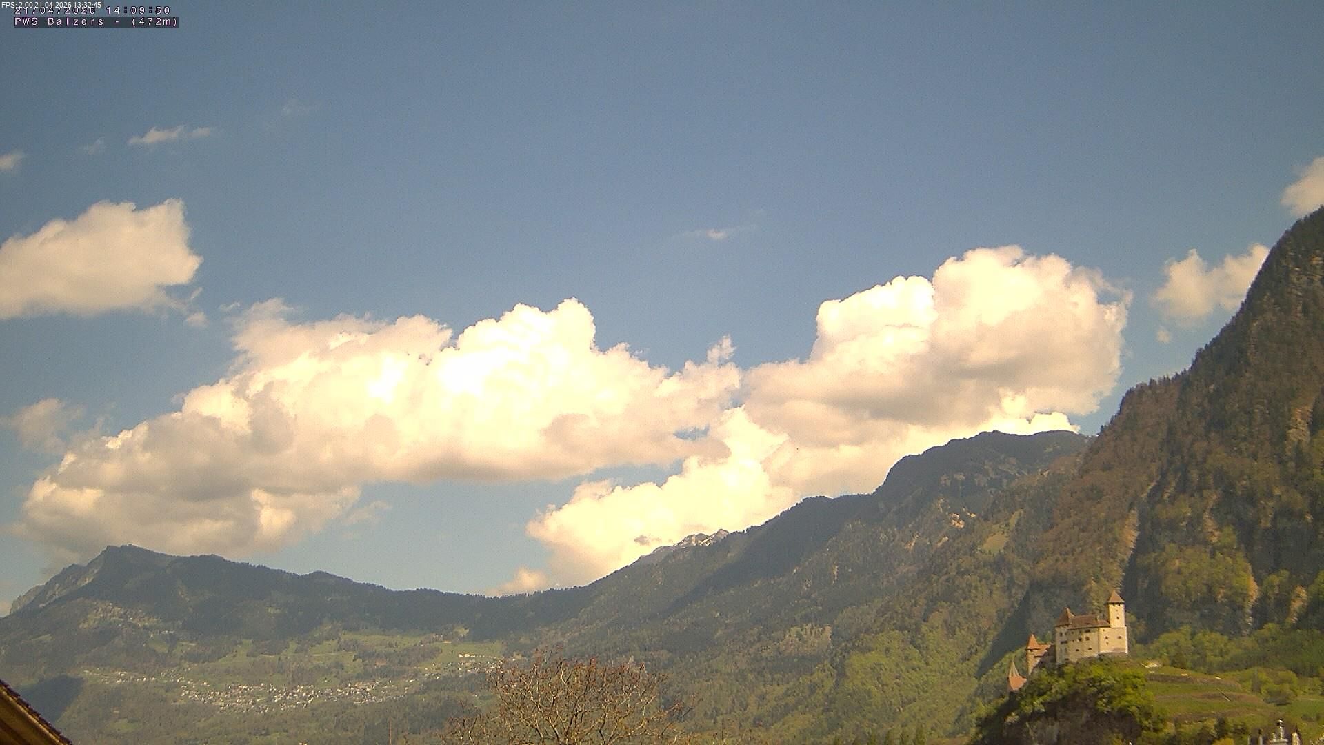 Balzers: Liechtenstein: Blickrichtung Nord