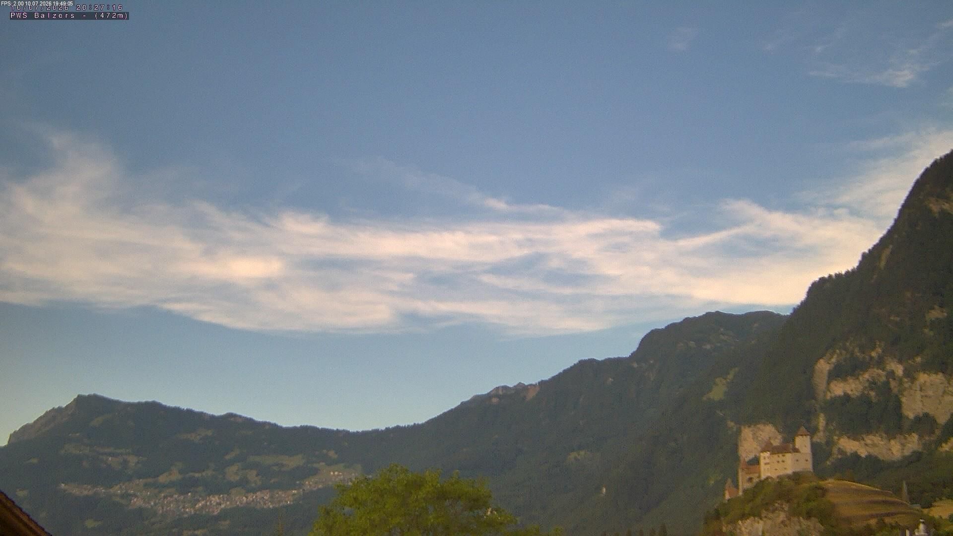 Balzers: Liechtenstein: Blickrichtung Nord