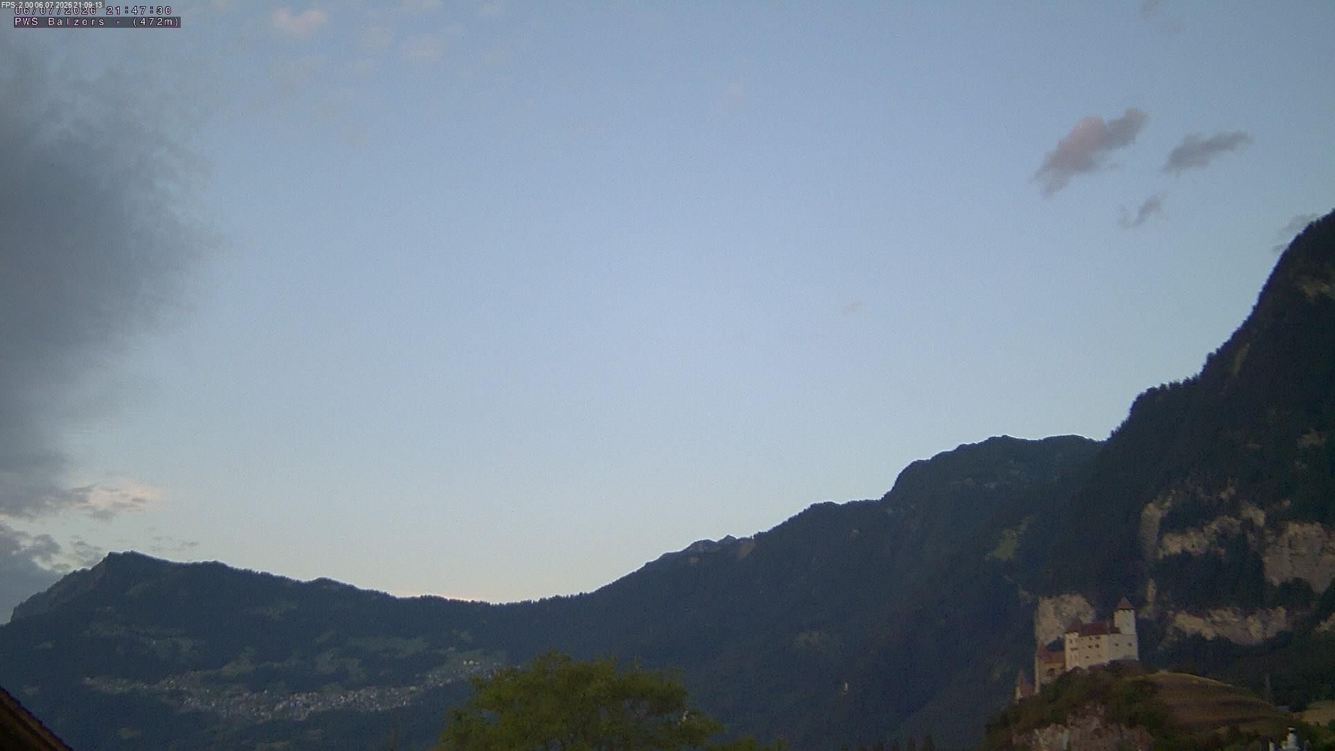 Balzers: Liechtenstein: Blickrichtung Nord