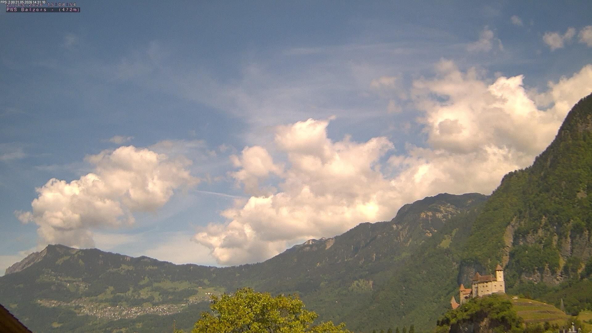 Balzers: Liechtenstein: Blickrichtung Nord