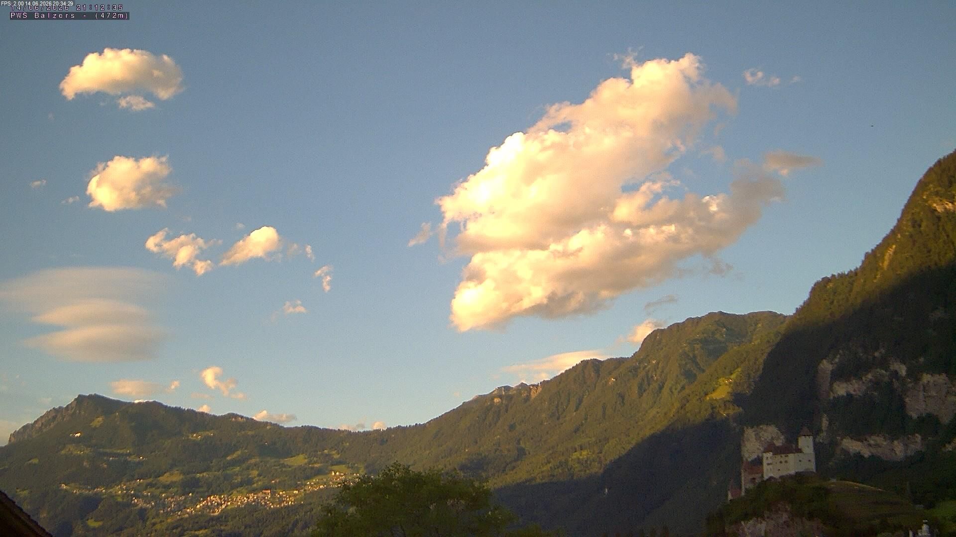 Balzers: Liechtenstein: Blickrichtung Nord