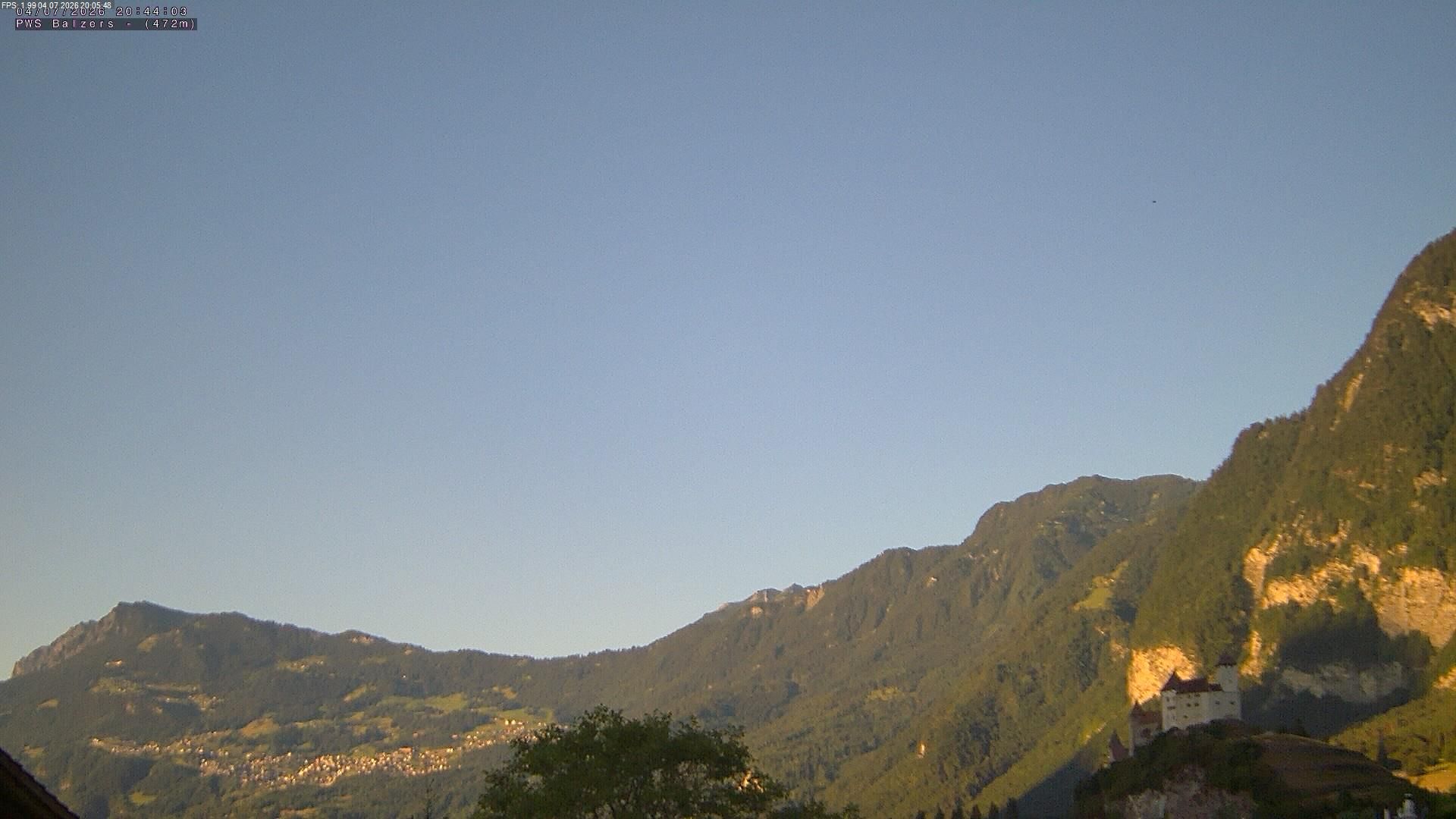 Balzers: Liechtenstein: Blickrichtung Nord