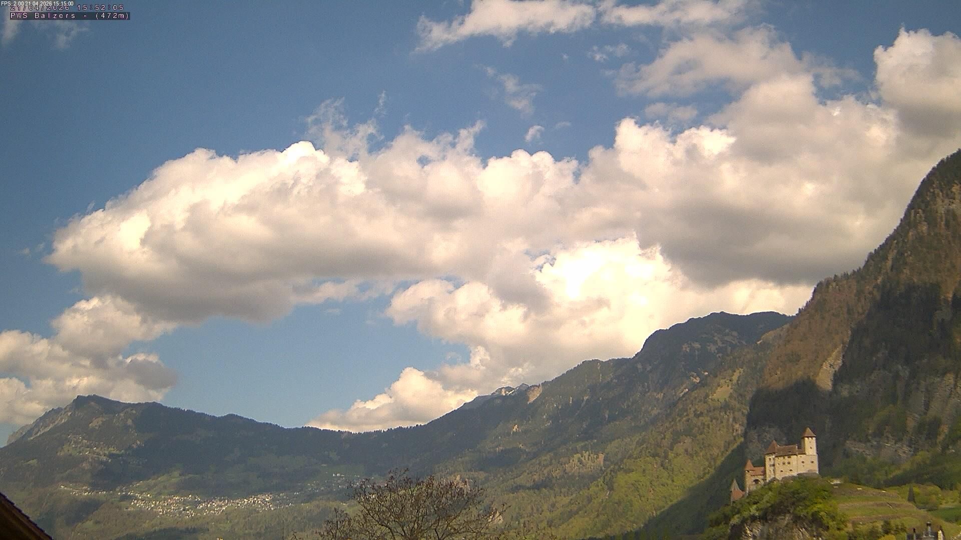 Balzers: Liechtenstein: Blickrichtung Nord