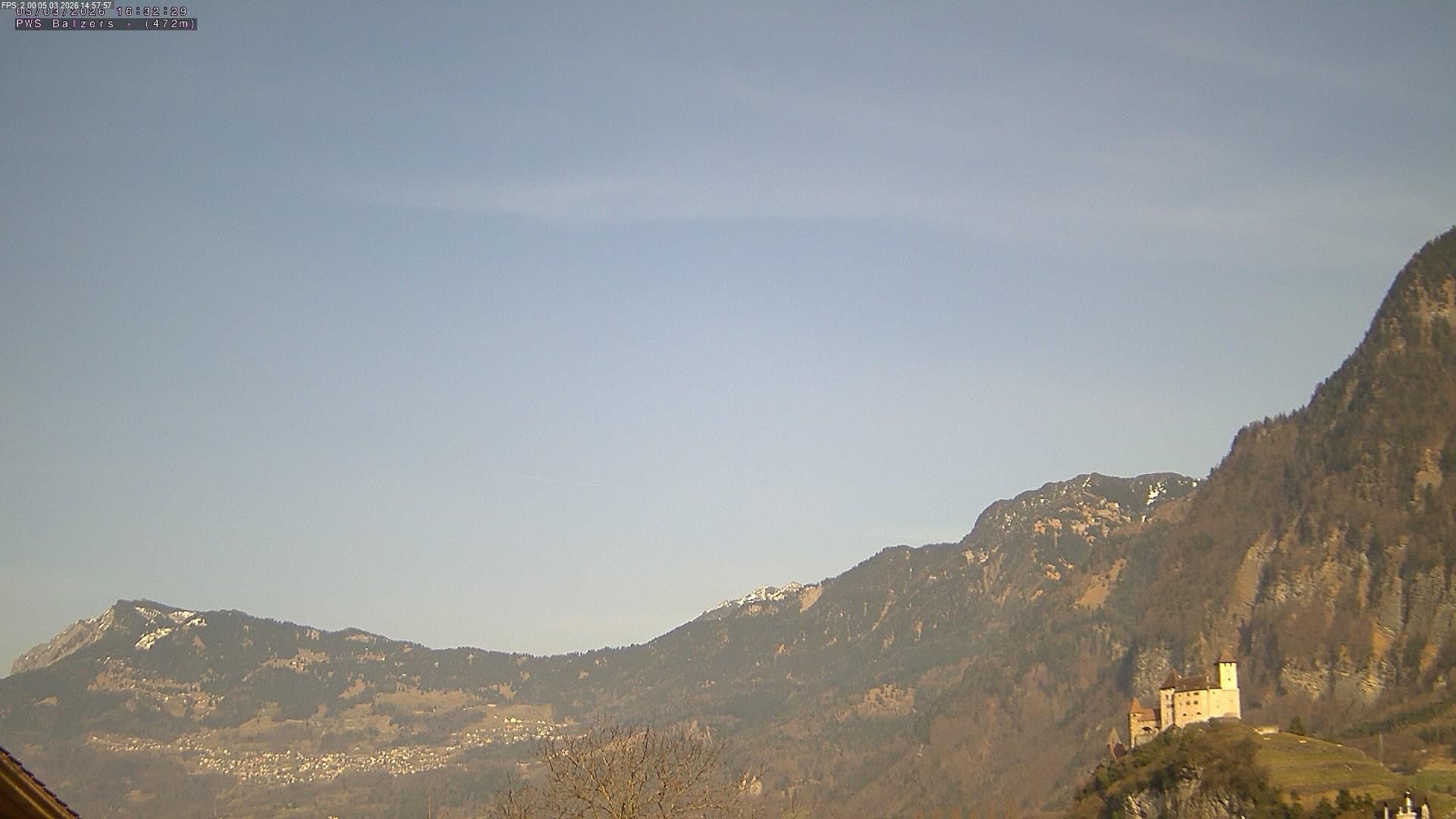 Balzers: Liechtenstein: Blickrichtung Nord