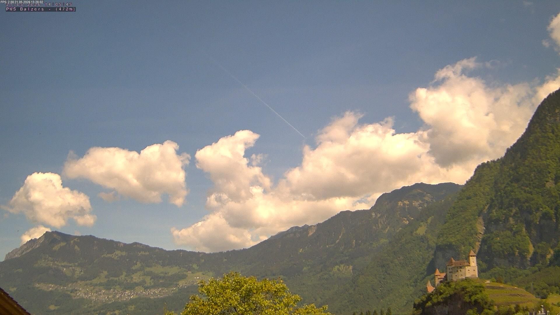 Balzers: Liechtenstein: Blickrichtung Nord