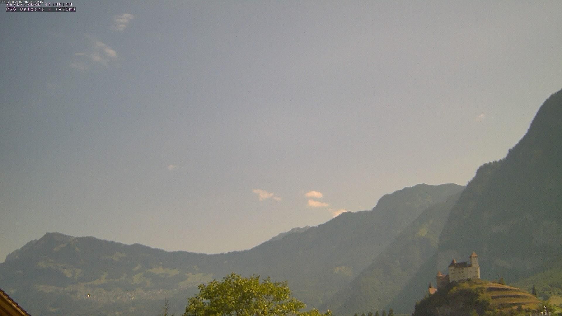 Balzers: Liechtenstein: Blickrichtung Nord