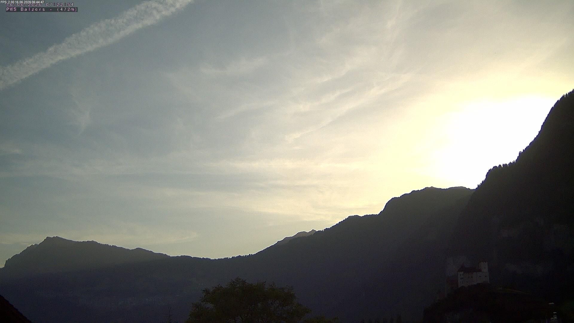 Balzers: Liechtenstein: Blickrichtung Nord
