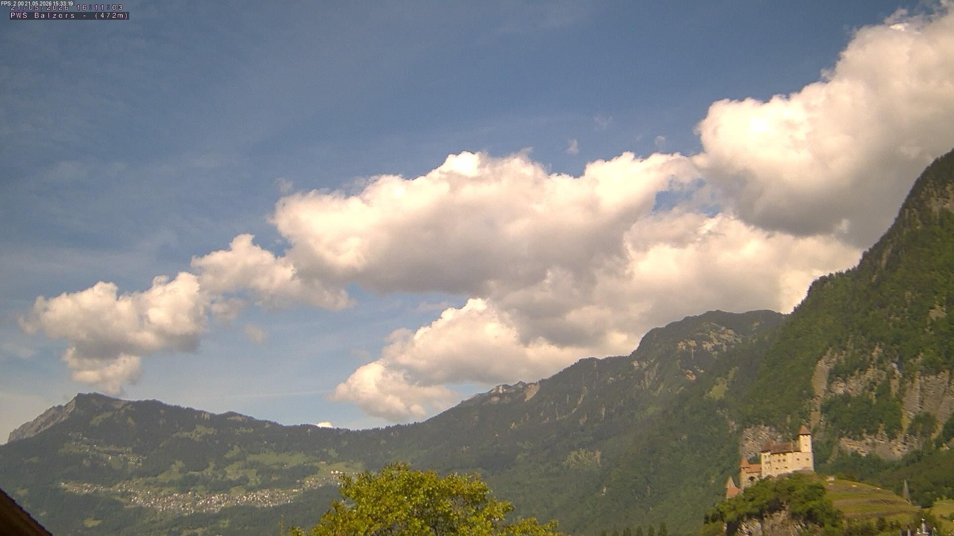 Balzers: Liechtenstein: Blickrichtung Nord