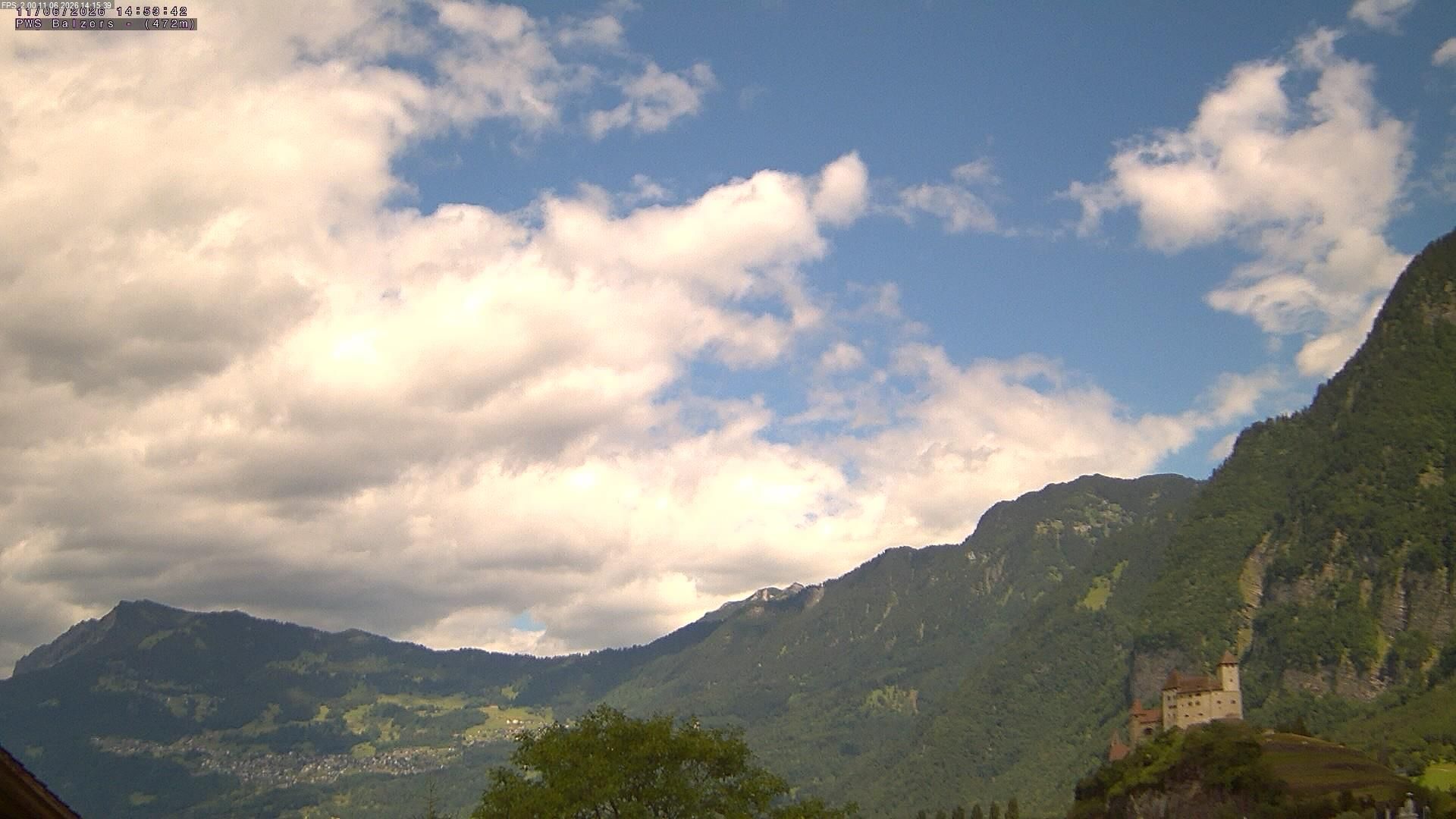 Balzers: Liechtenstein: Blickrichtung Nord