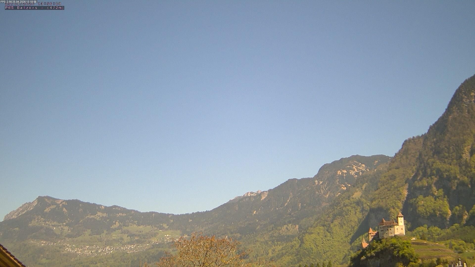 Balzers: Liechtenstein: Blickrichtung Nord