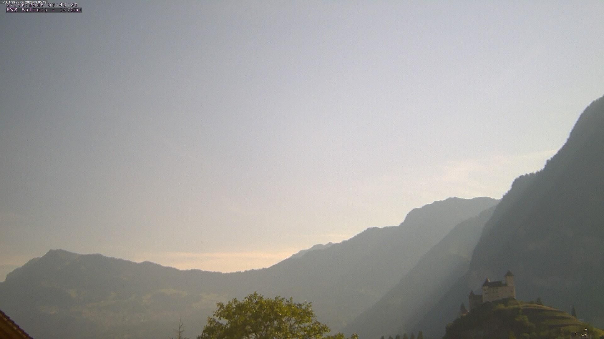 Balzers: Liechtenstein: Blickrichtung Nord