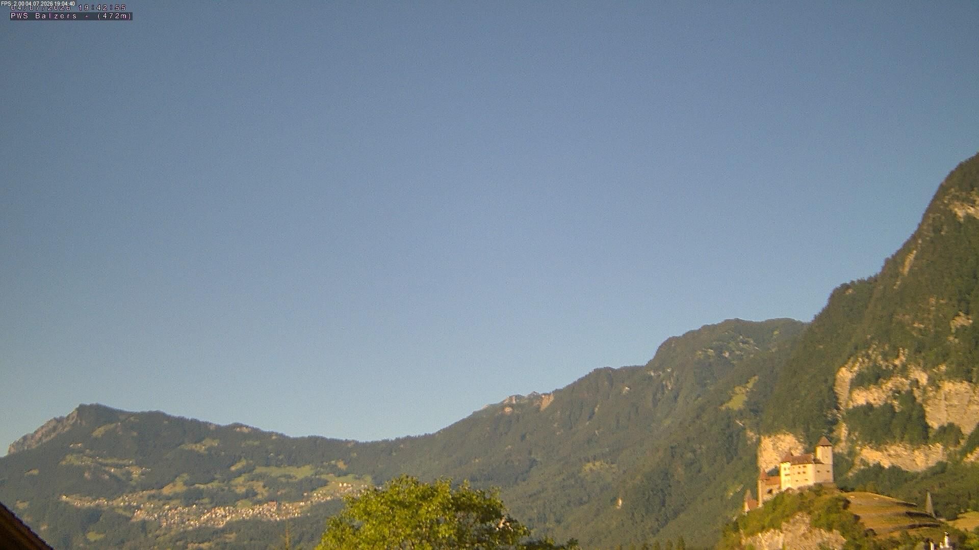 Balzers: Liechtenstein: Blickrichtung Nord