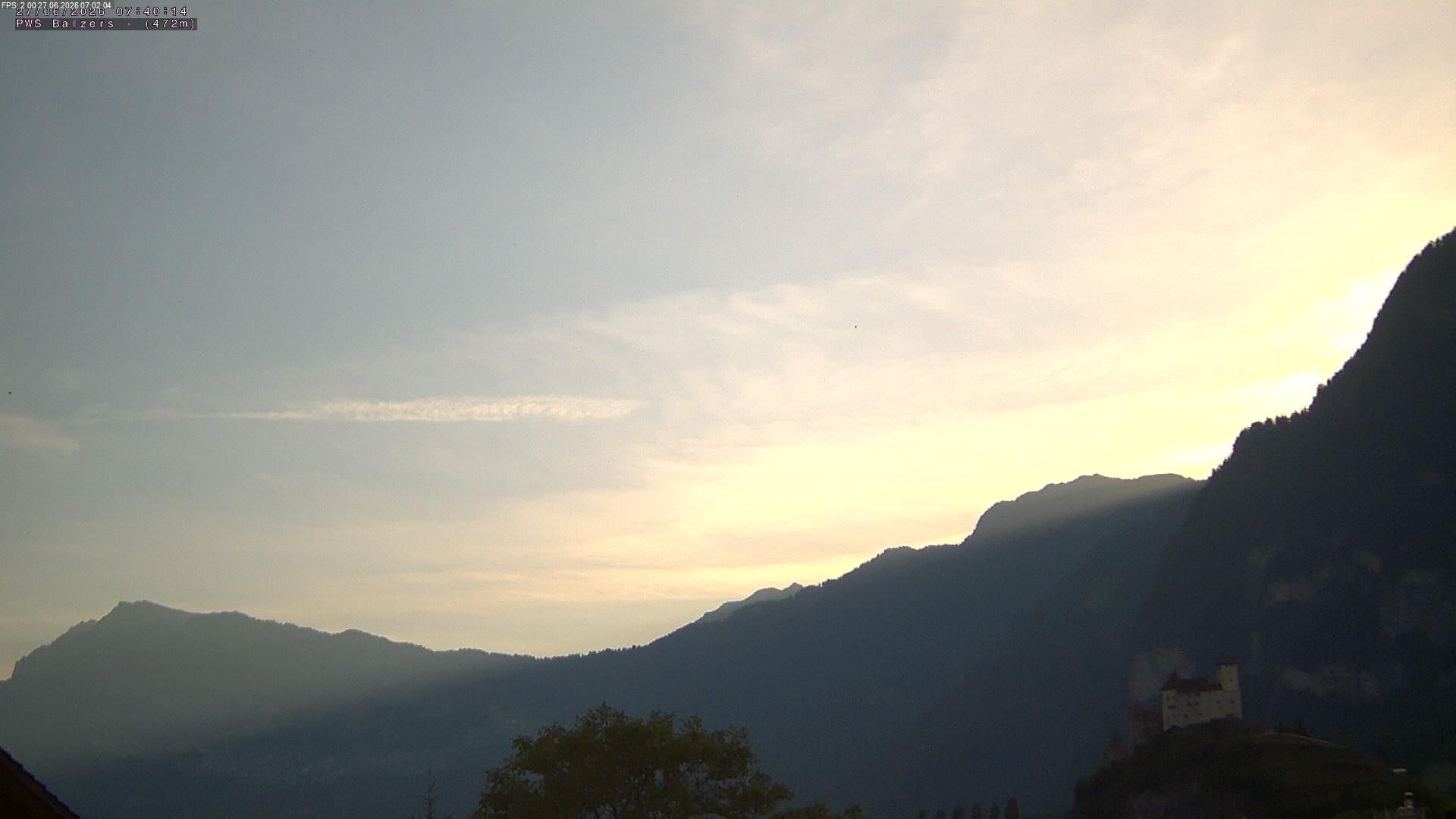 Balzers: Liechtenstein: Blickrichtung Nord
