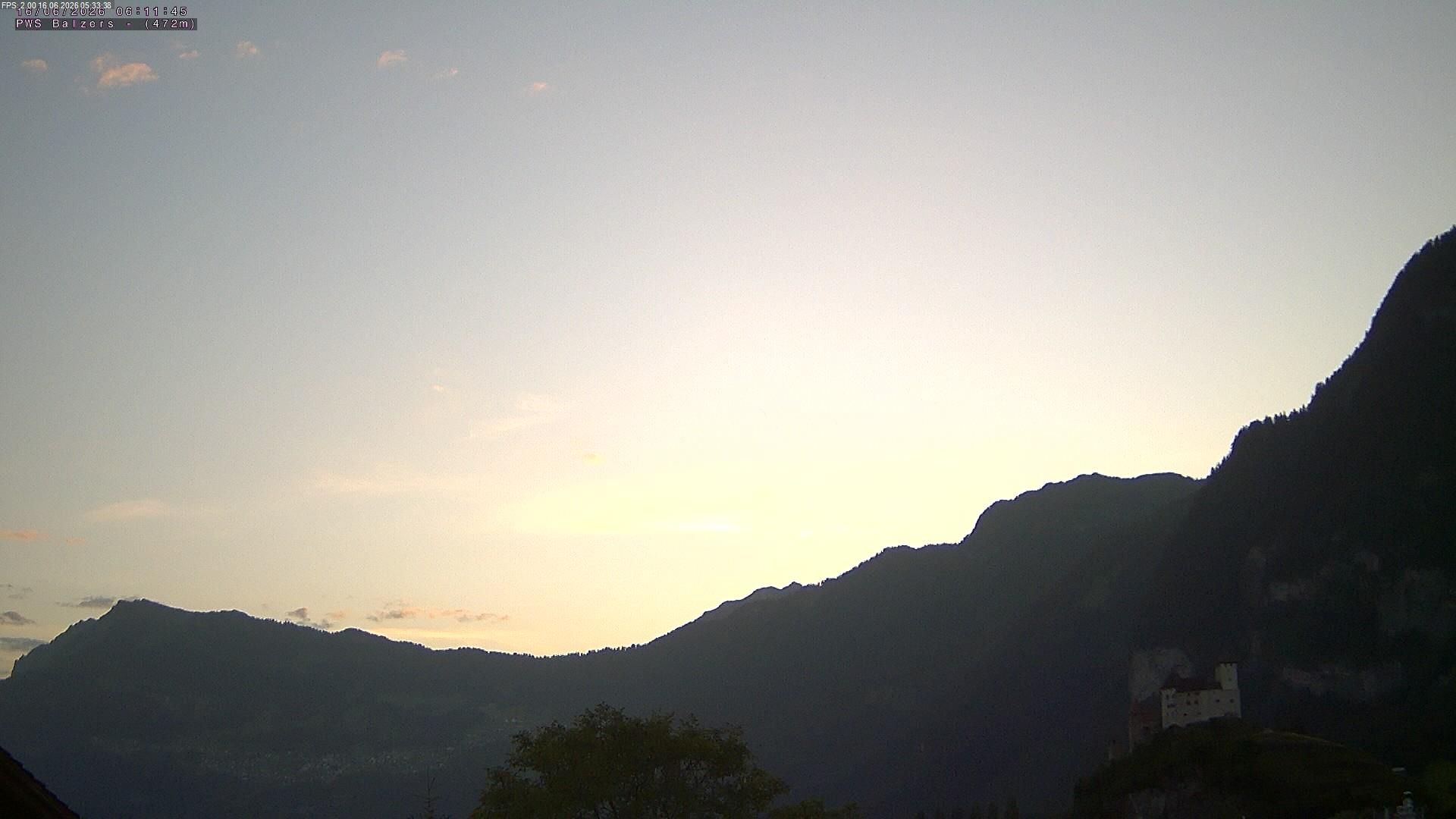 Balzers: Liechtenstein: Blickrichtung Nord