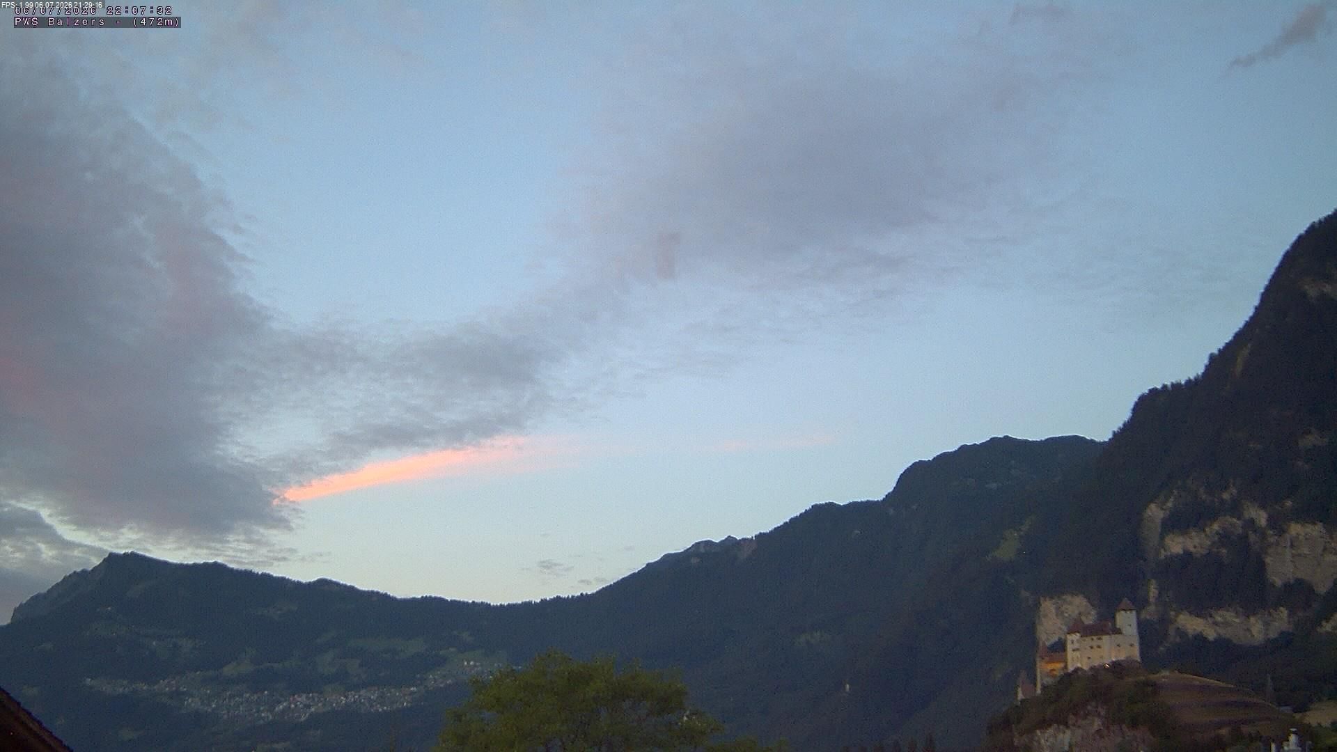 Balzers: Liechtenstein: Blickrichtung Nord