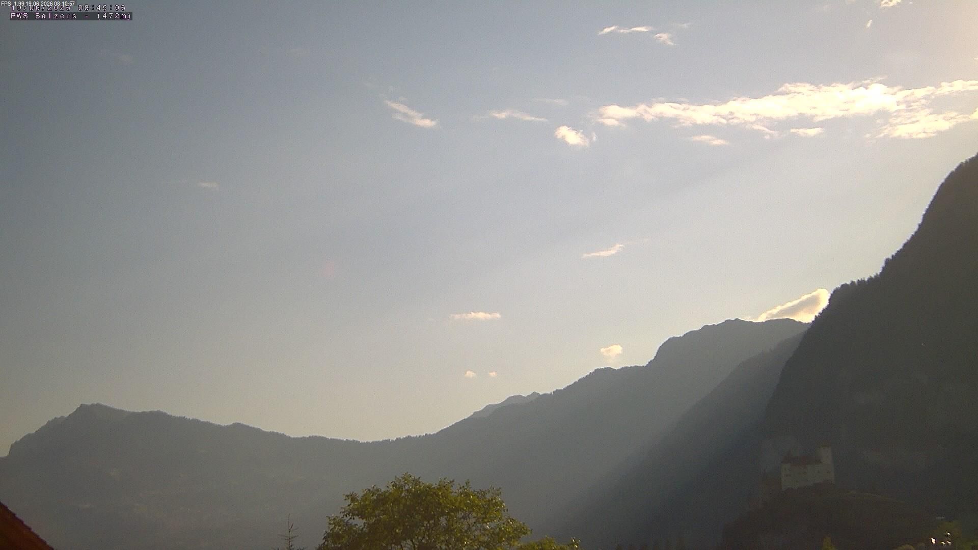 Balzers: Liechtenstein: Blickrichtung Nord
