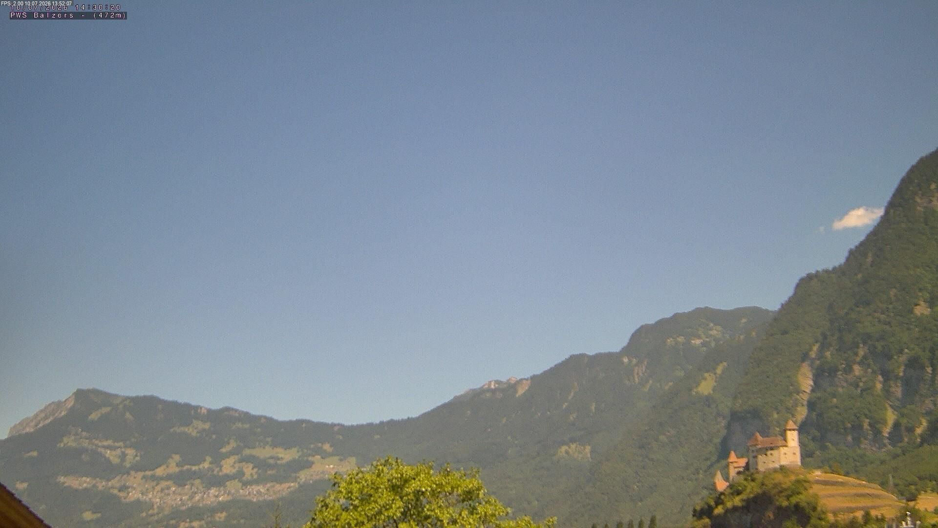 Balzers: Liechtenstein: Blickrichtung Nord
