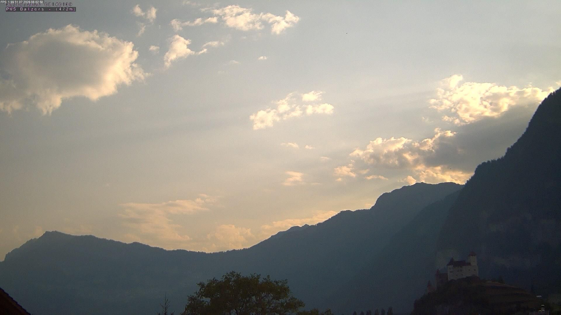 Balzers: Liechtenstein: Blickrichtung Nord