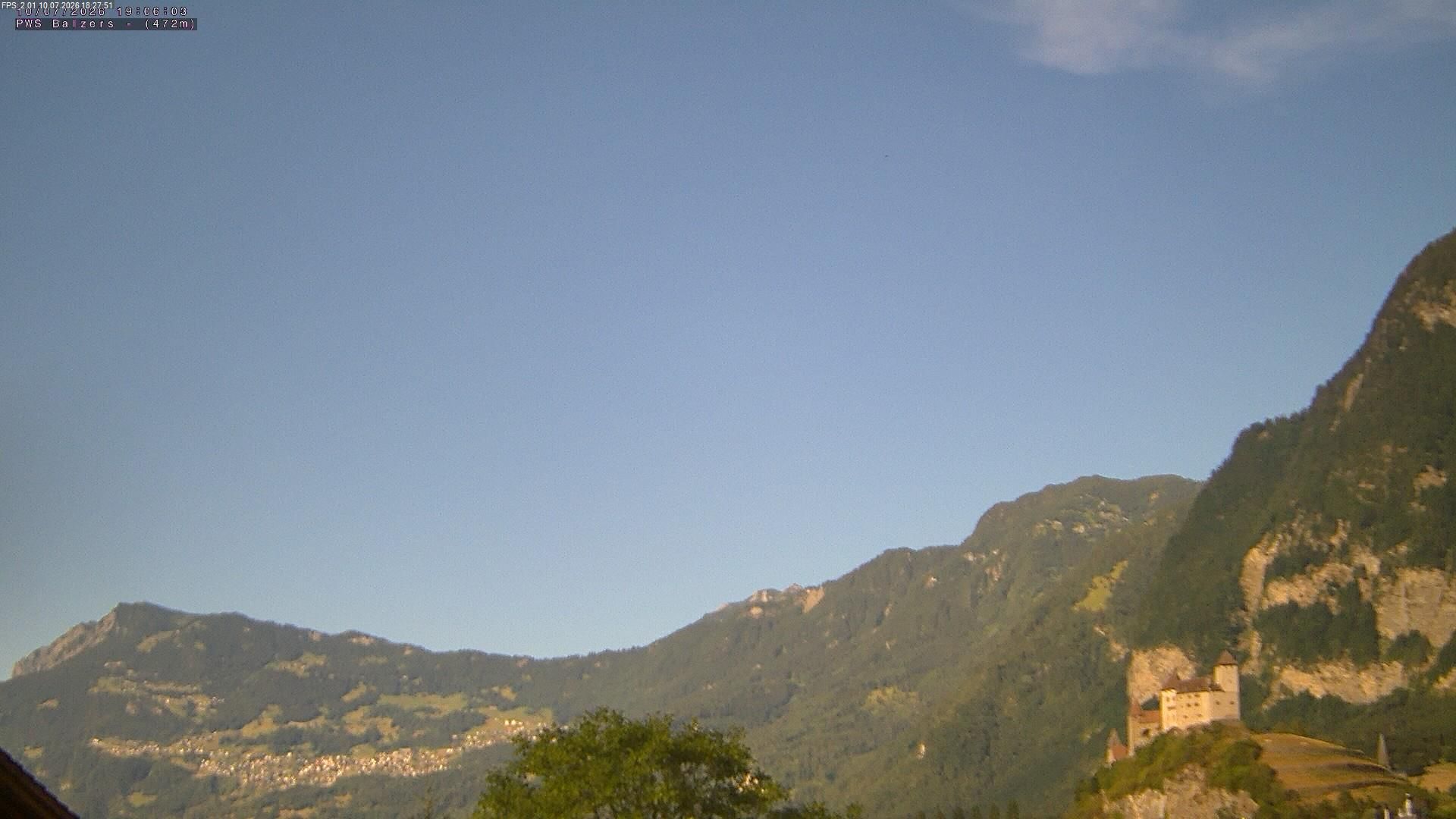 Balzers: Liechtenstein: Blickrichtung Nord