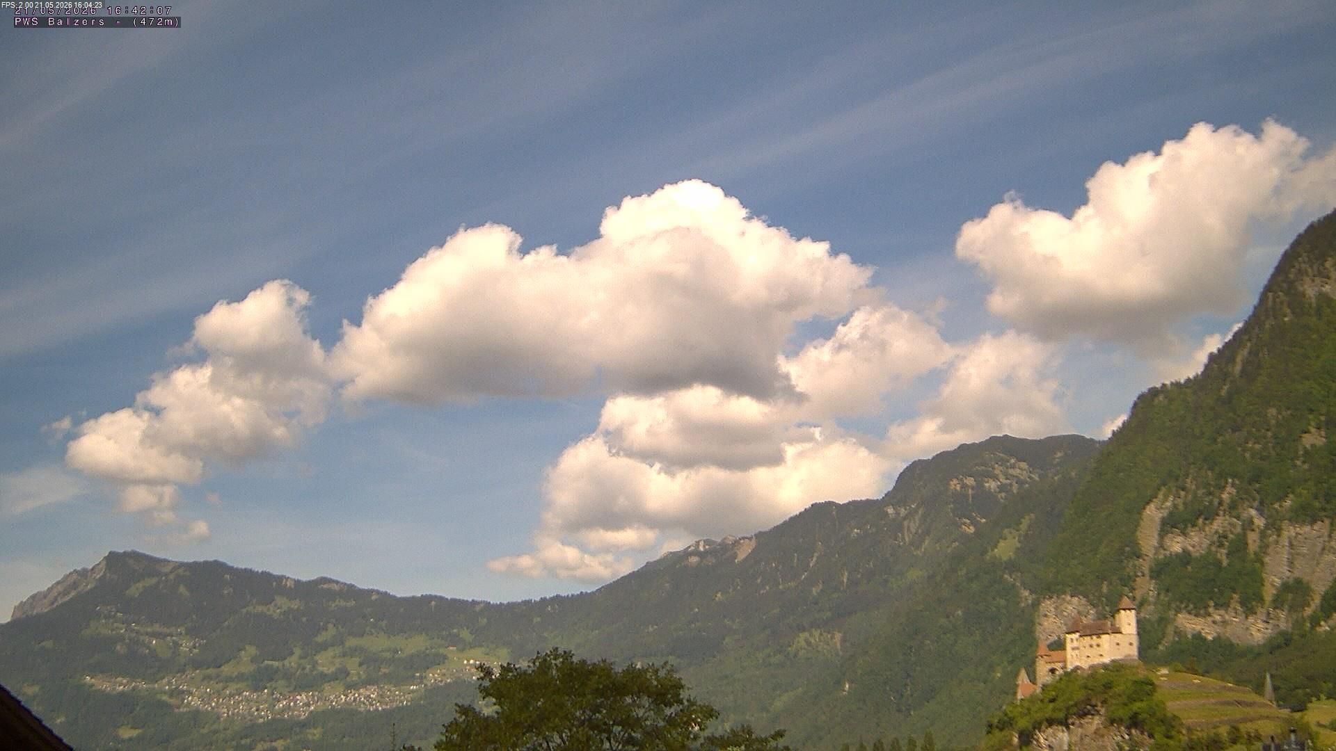 Balzers: Liechtenstein: Blickrichtung Nord