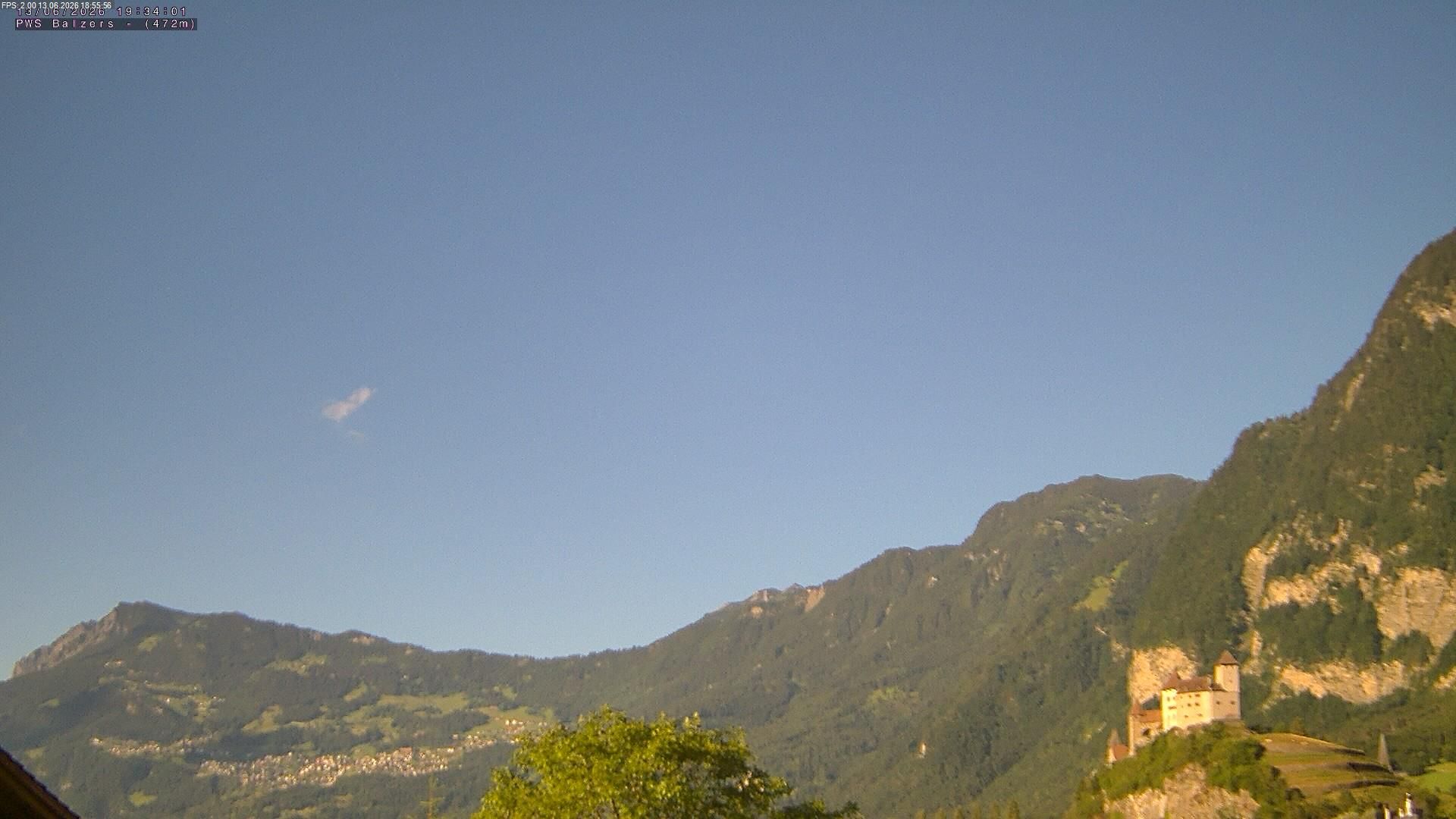 Balzers: Liechtenstein: Blickrichtung Nord