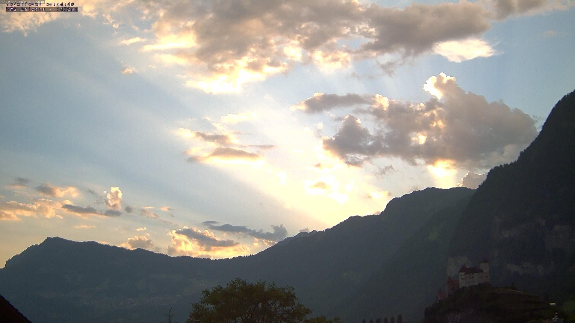 Balzers: Liechtenstein: Blickrichtung Nord