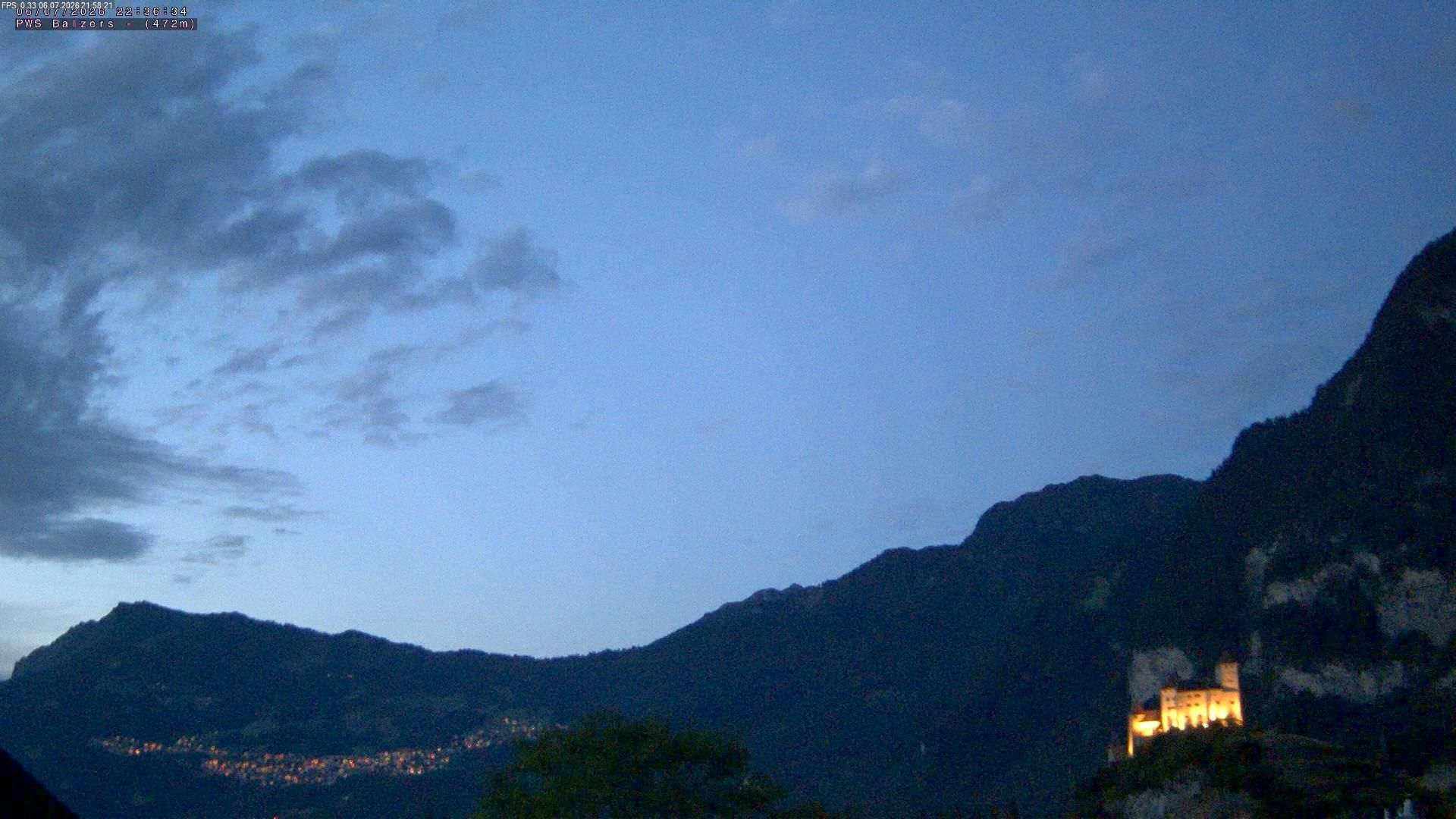 Balzers: Liechtenstein: Blickrichtung Nord